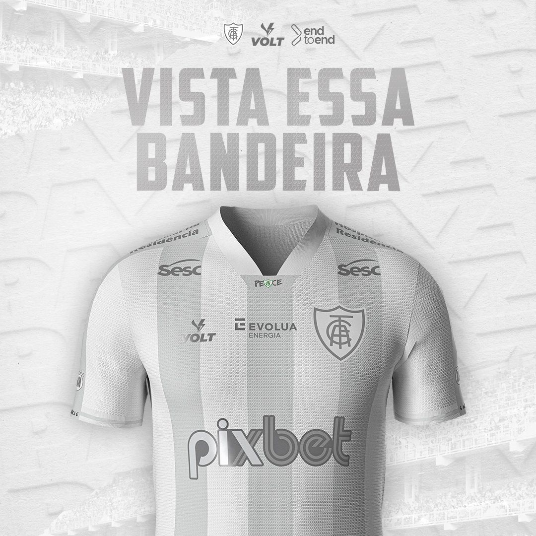 América lança camisa branca em promoção da paz