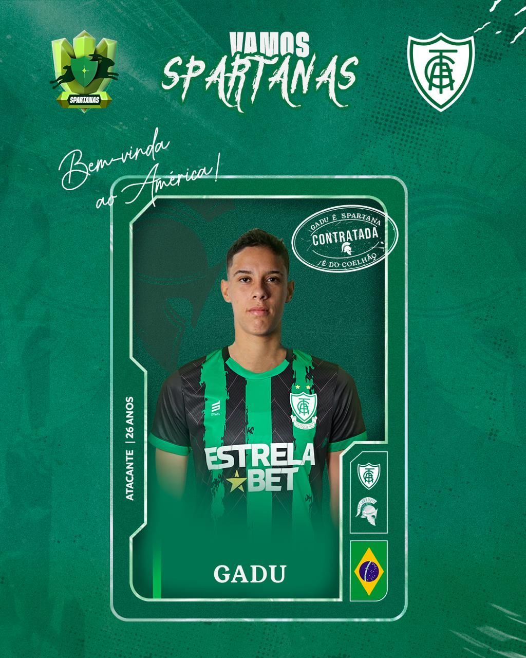 GADU &Eacute; O NOVO REFOR&Ccedil;O DAS SPARTANAS