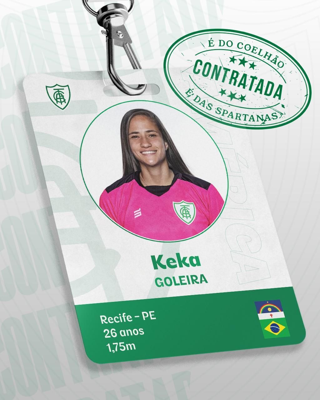 Cara nova: Keka refor&ccedil;a as Spartanas na temporada 2025
