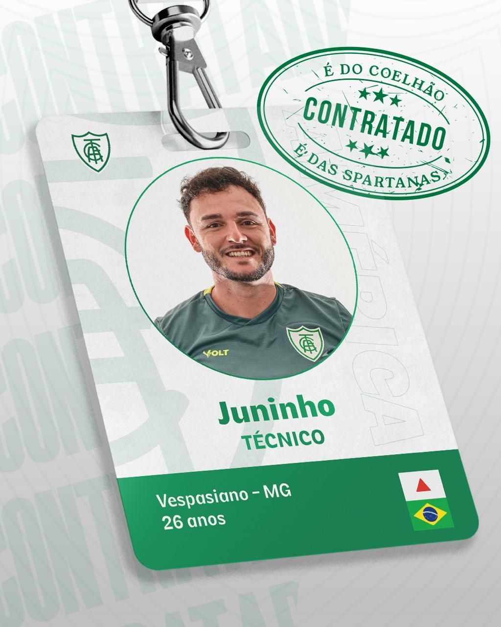Juninho Morais  &eacute; o novo t&eacute;cnico das Spartanas Sub-20!