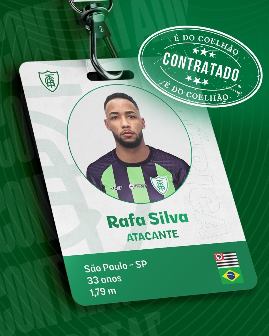 RAFA SILVA &Eacute; O NOVO ATACANTE DO COELH&Atilde;O