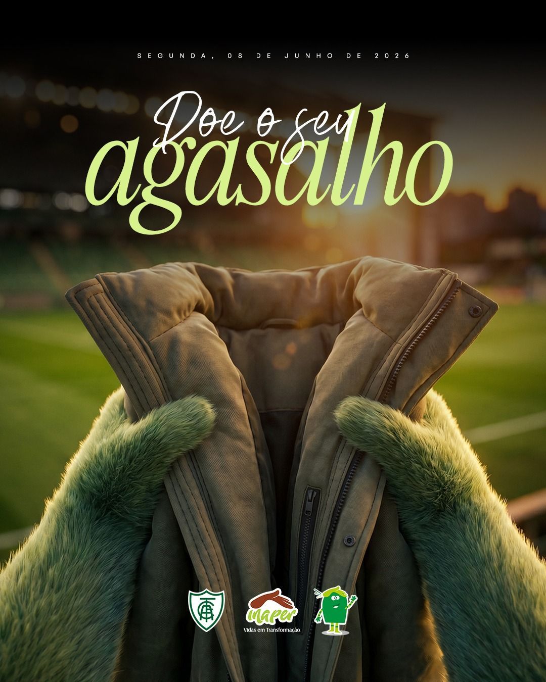Am&eacute;rica promove campanha de arrecada&ccedil;&atilde;o de agasalhos no Independ&ecirc;ncia