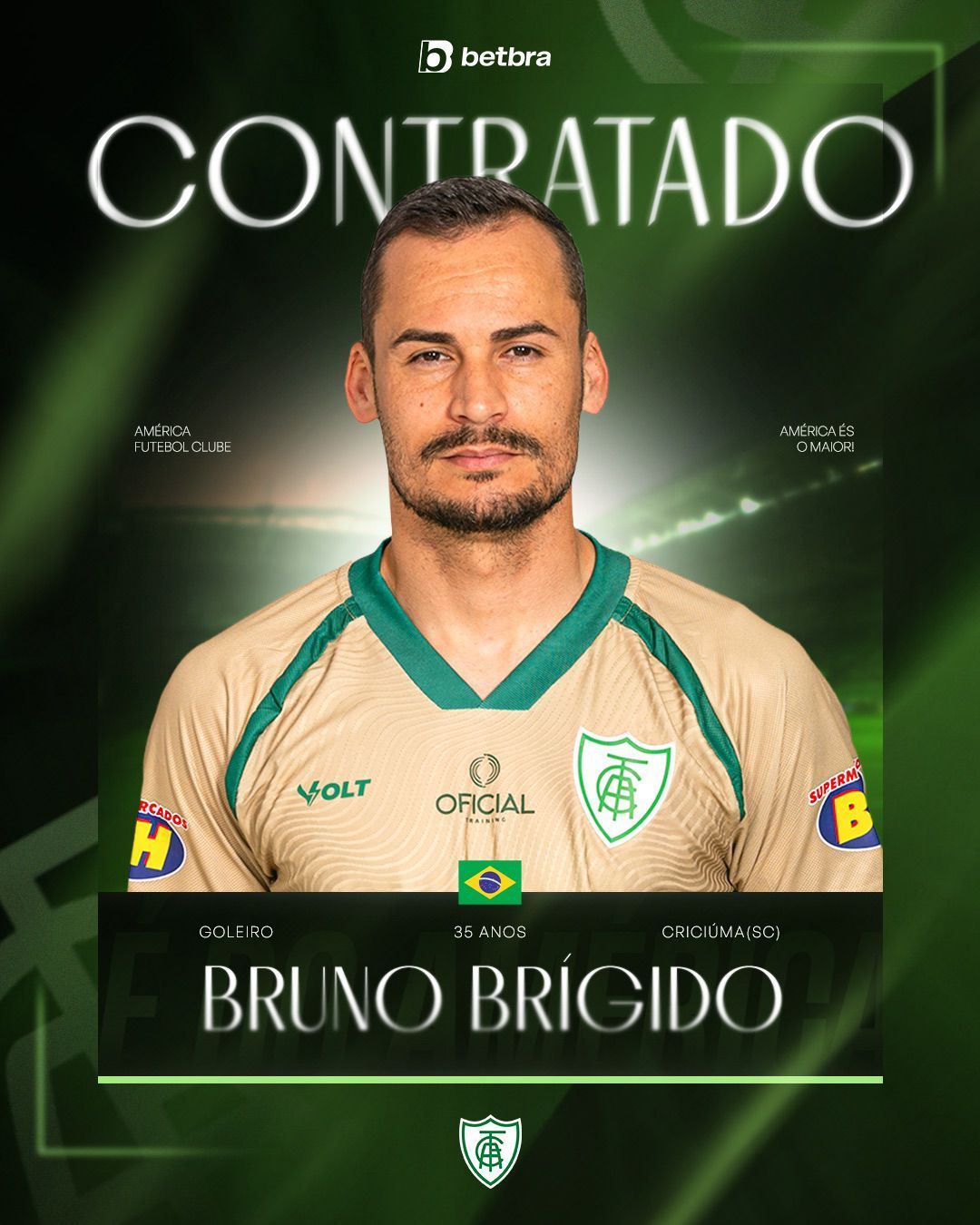 Bruno Brígido é o novo goleiro do Coelhão