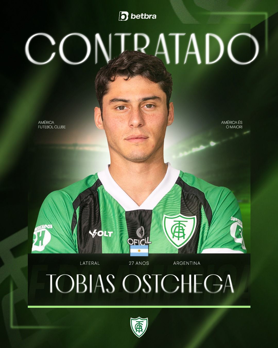 Tobias Ostchega &eacute; o novo Lateral-esquerdo do Coelh&atilde;o