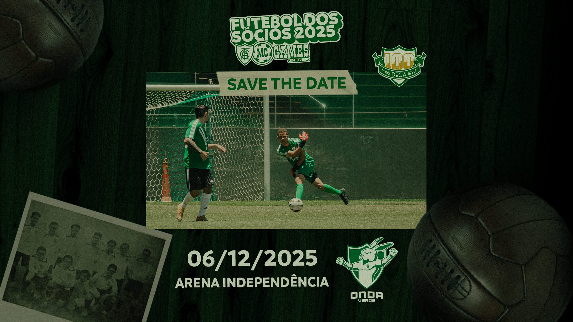 SAVE THE DATE: O Futebol dos S&oacute;cios MC Games 2025 est&aacute; chegando