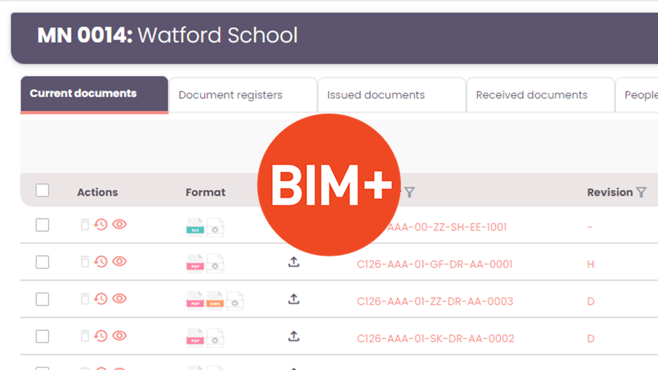 BIM+ logo