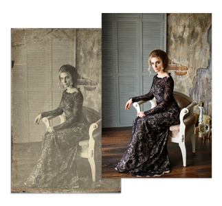 Photo restoration image