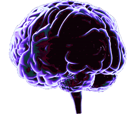 A blue cell phone with a picture of a mountain on the screen.