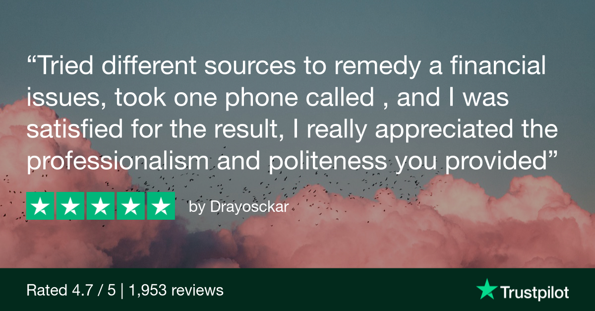 West Virginia Debt Relief Trustpilot review with a 5-star rating.