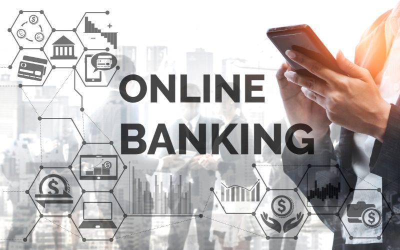 A digital representation of online money management tools and practices for consumers.