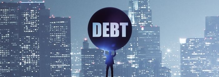 Graphical representation showcasing the debt levels of major U.S. cities, highlighting those with the highest credit card debt.