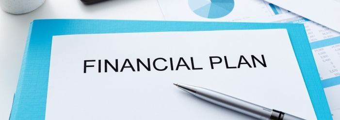 Image showcasing financial plan, symbolizing the steps and strategies involved in securing a solid financial future,