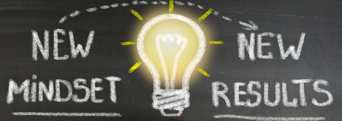 Image showing a path from positive thinking to smart saving, capturing the idea of changing your mindset to manage money better, inspiring and motivating people to take control of their finances with simple, effective steps.