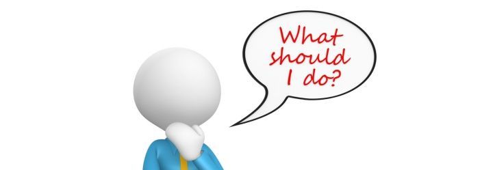 A man asking himself What Should Be The First Thing To Do?