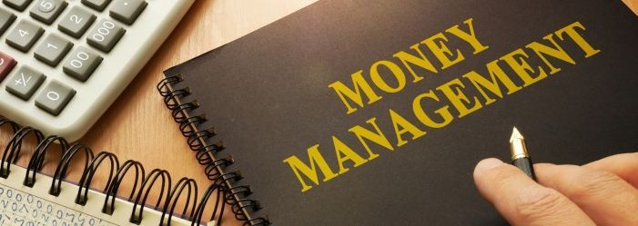 Personal finance information, charts explaining the process of financial planning and management.