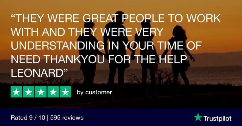 Debt Relief Customer Review from Trustpilot