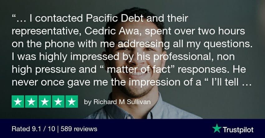 Massachusetts debt relief reviews from Trustpilot