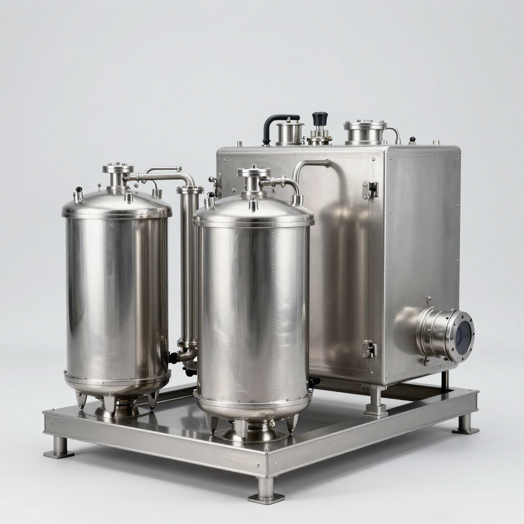 Equipo de tratamiento de aire comprimido con filtros y secador