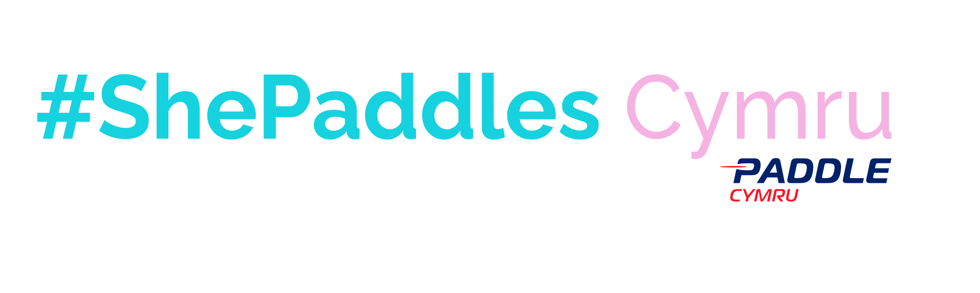 She Paddles Cymru logo