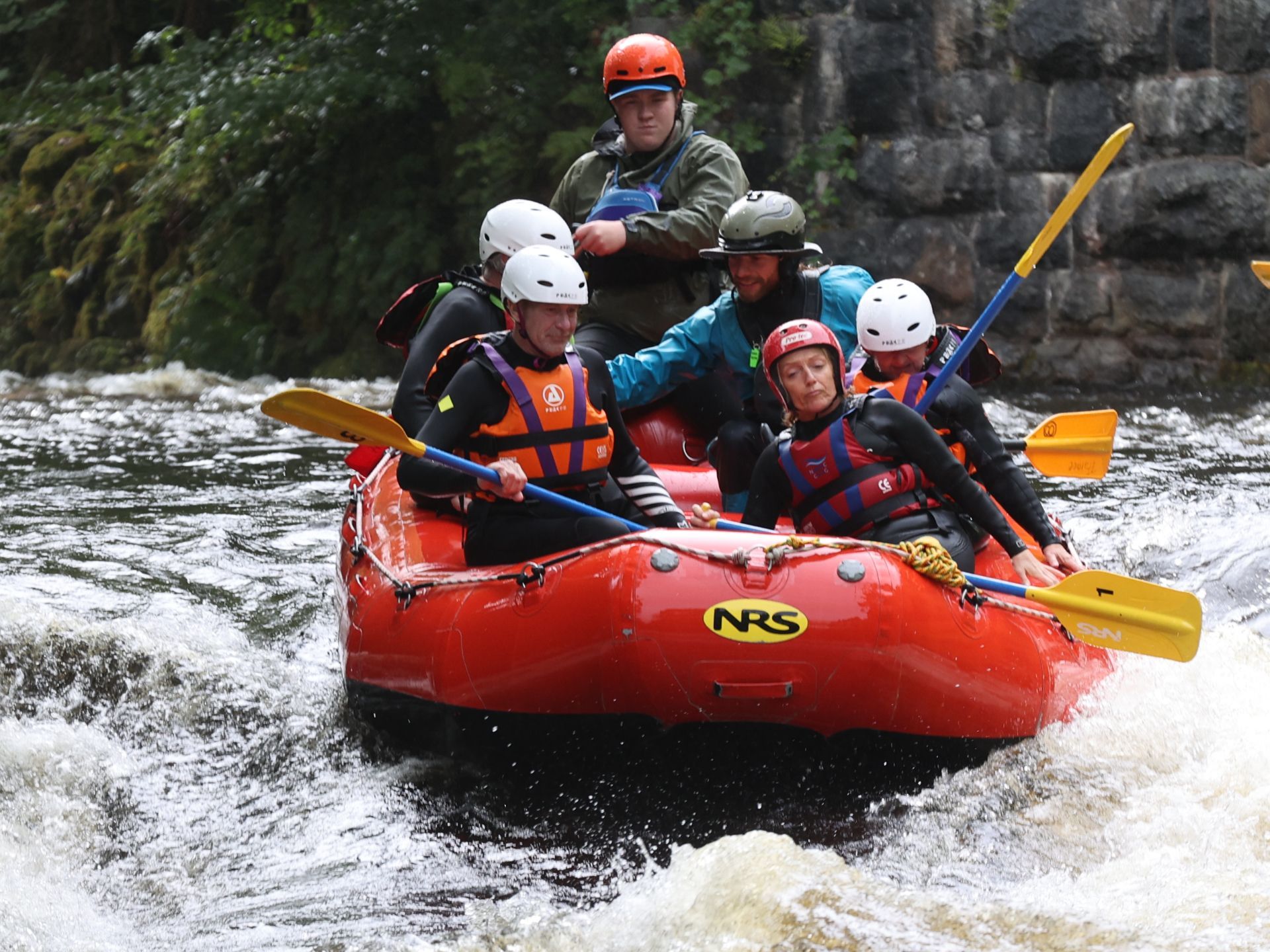 Raft Guide Training at the National White Water Centre