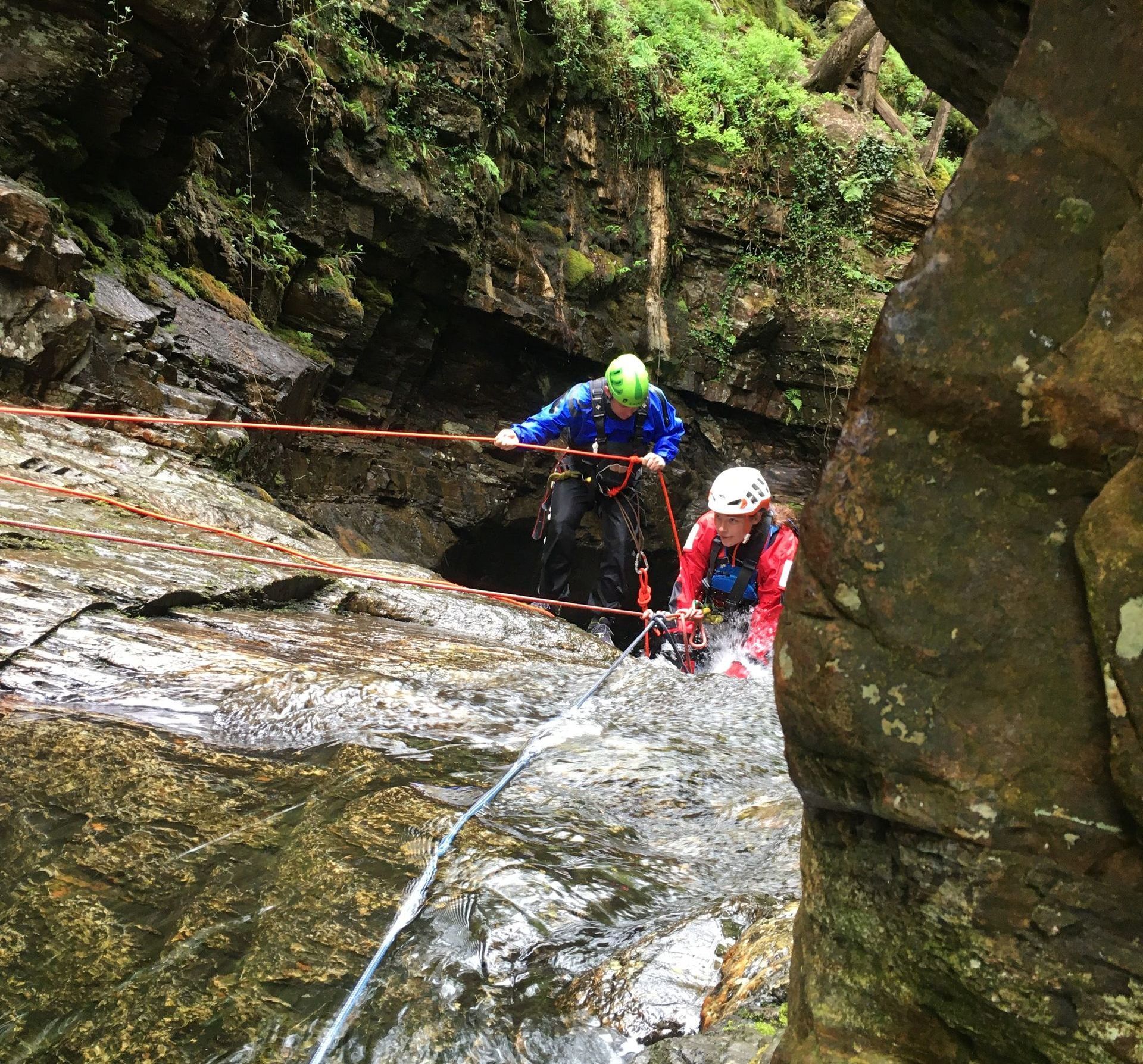 Rescue 3 WRT Advanced course at Canolfan Tryweryn