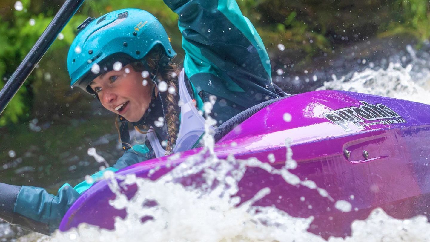 She Paddles at Canolfan Tryweryn