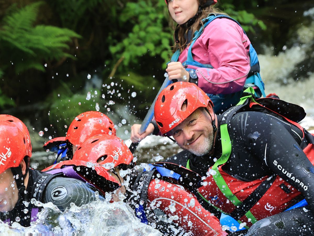 National White Water Centre North Wales Rapid White Water Rafting Session