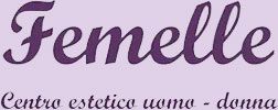 Purple “Femelle” logo with the text “Centro estetica uomo - donna” underneath