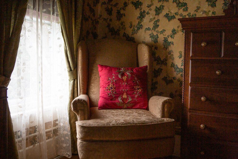 chair by window