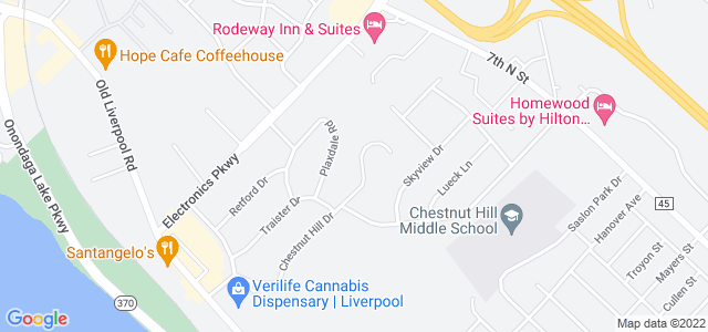 Map of business location