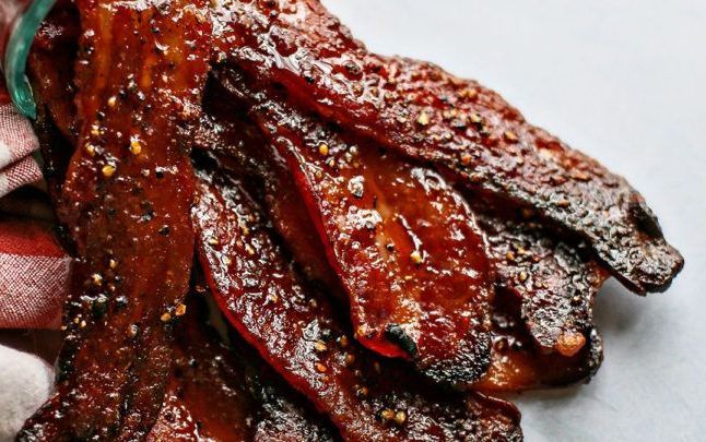 Caramelized Bacon