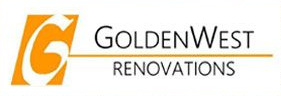 GoldenWest Renovations logo with orange stylized G and black text
