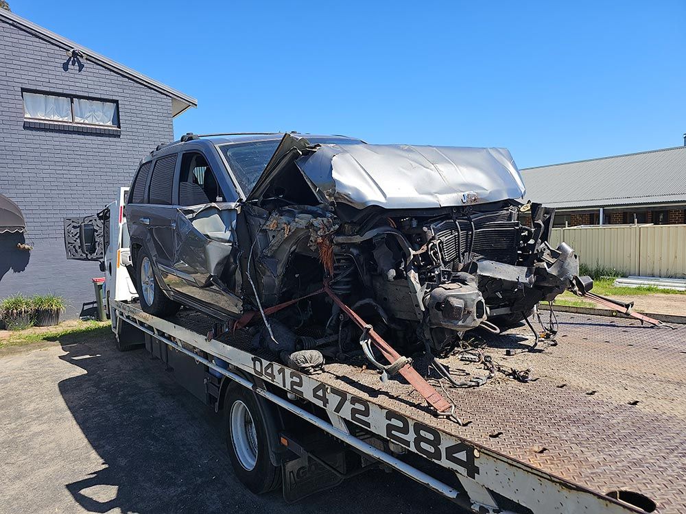 Professional Car Accident Towing Services — Optimum Towing in Bomaderry, NSW