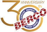 The logo for berco beverage equipment repair company