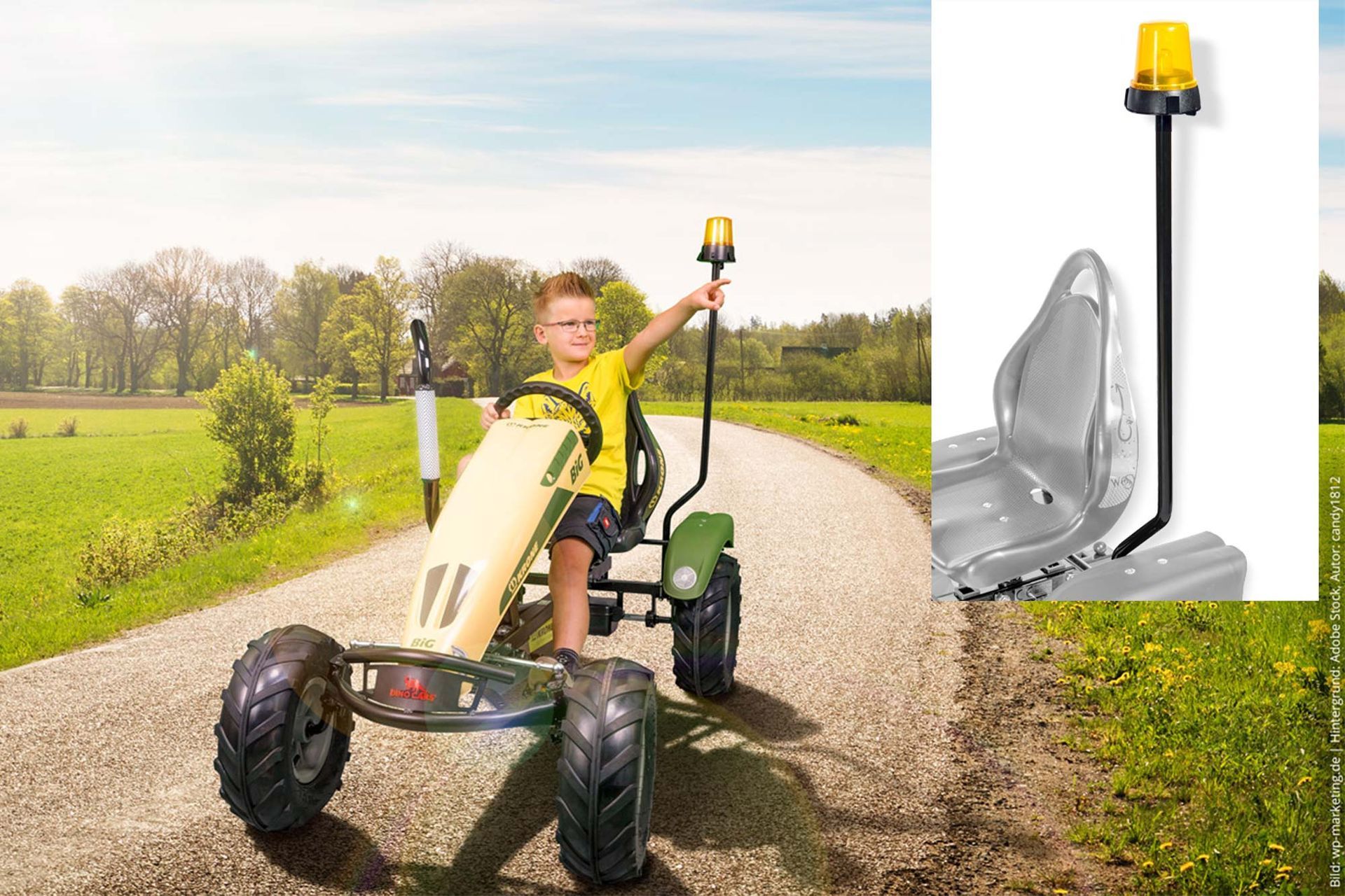 Zubehör, Dino-Cars Tracks, Rundumleuchte