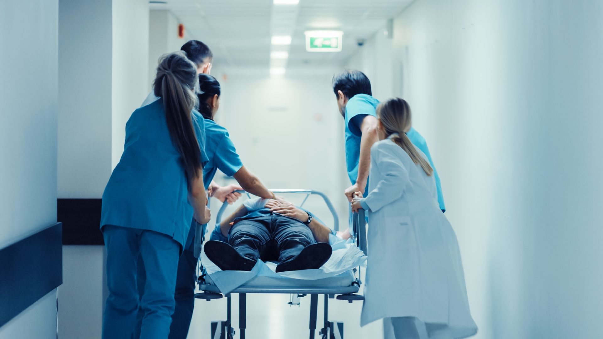 Person on stretcher