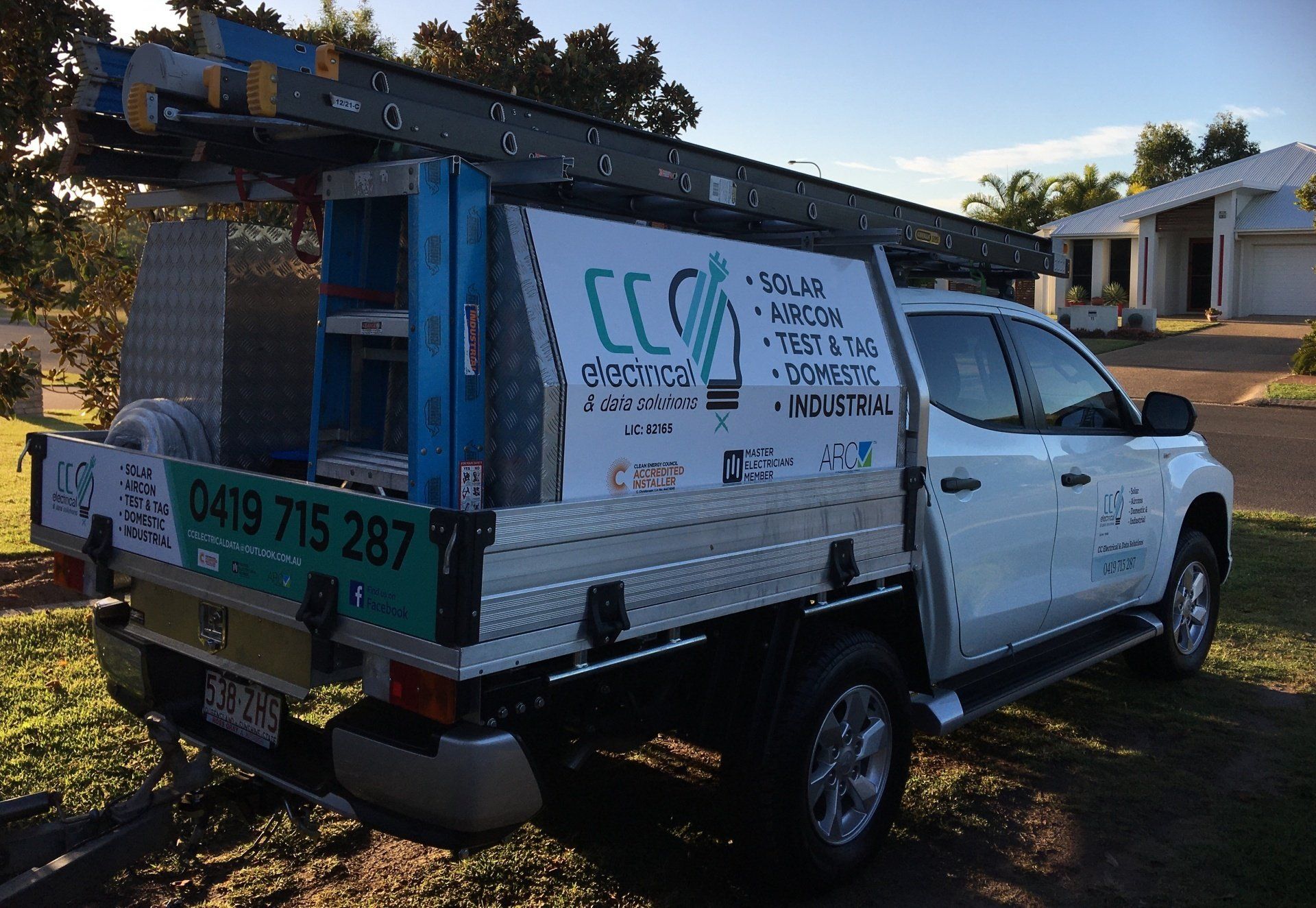 CC Electrical & Data Solutions Ute — Electricians in Norville, QLD