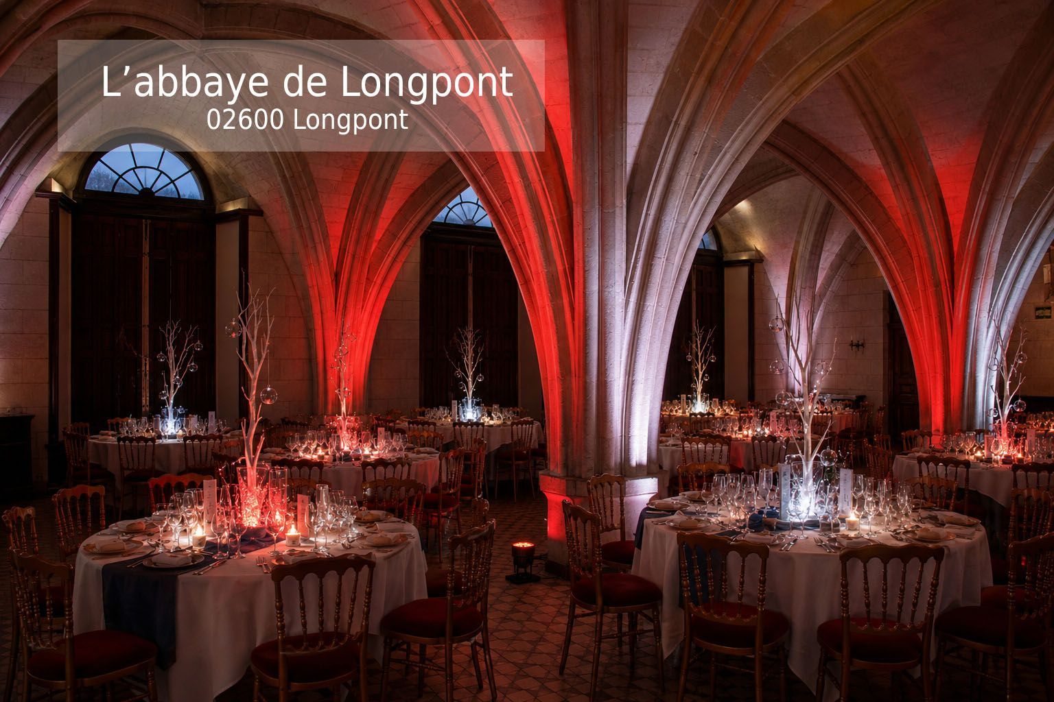 l'abbaye de longpont 02 aisne jean eric dj animation decoration ambiance led