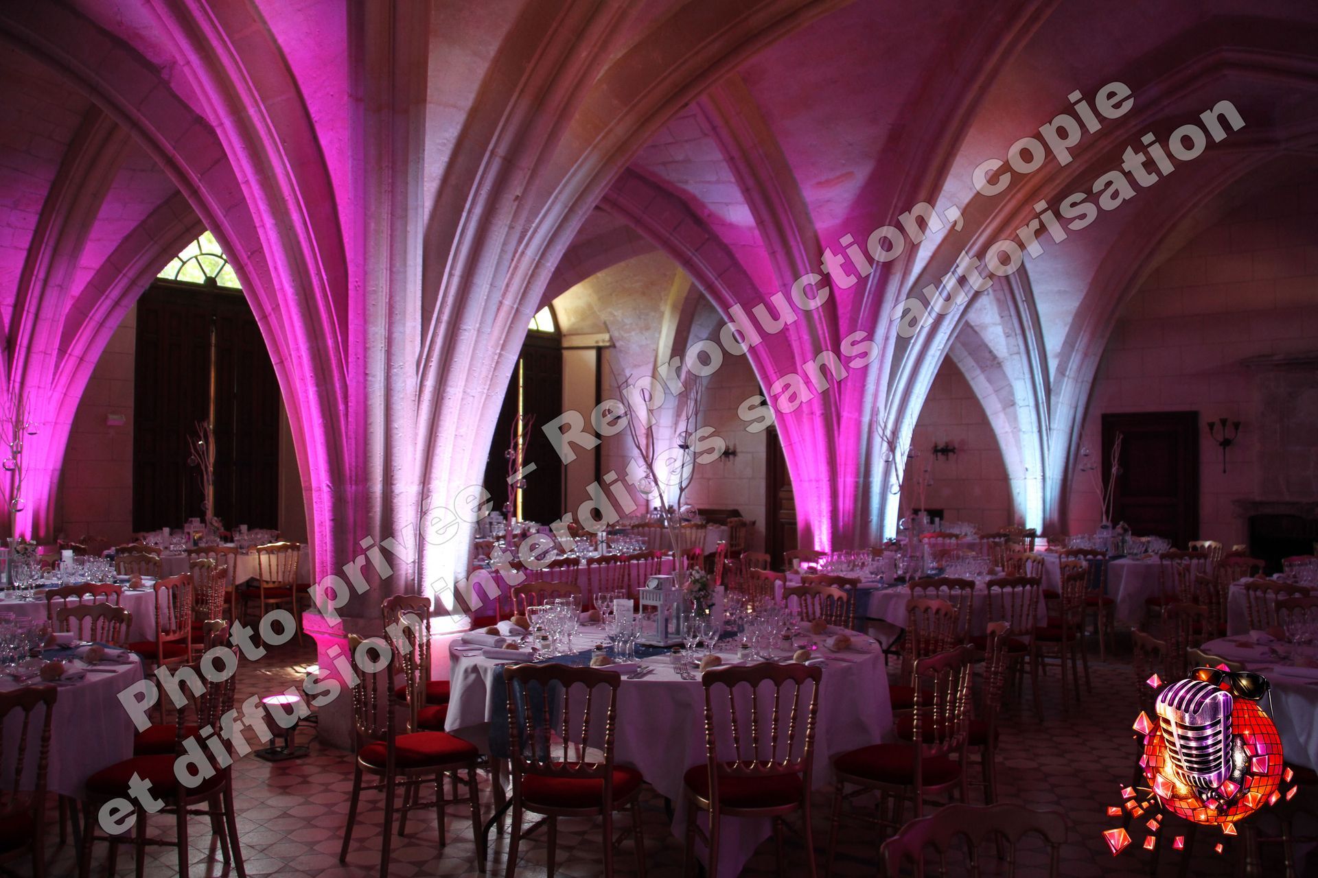 abbaye de longponts mariage aisne décoration led architecture