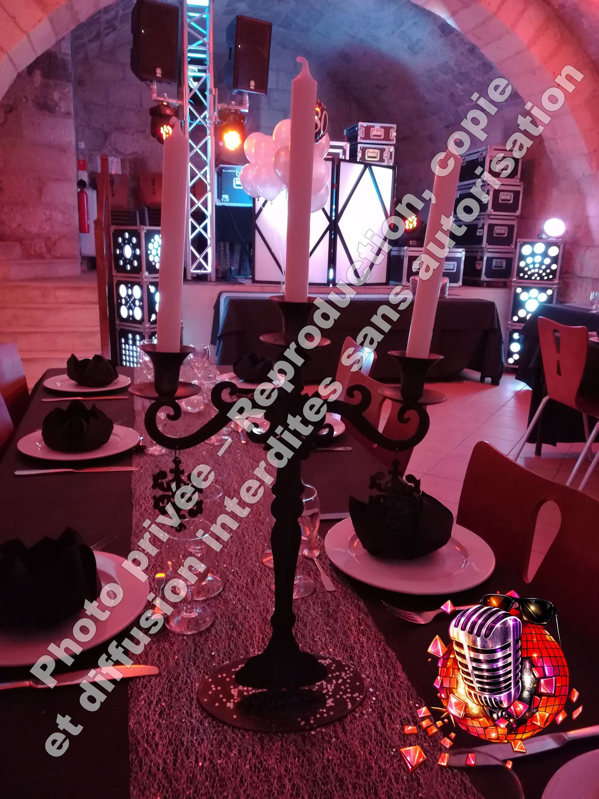 berzy le sec salle du chateau gothique soirée mariage anniversaire
eclairage led decoratif jean eric dj animation