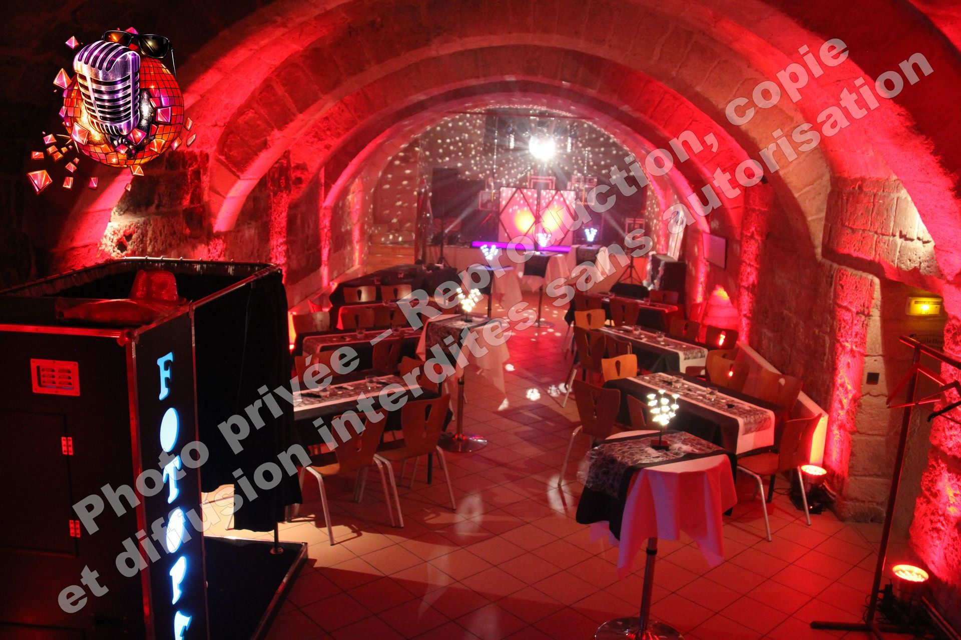 berzy le sec salle gothique du château mariage jean eric dj animation décoration led borne selfie photomaton festif aisne