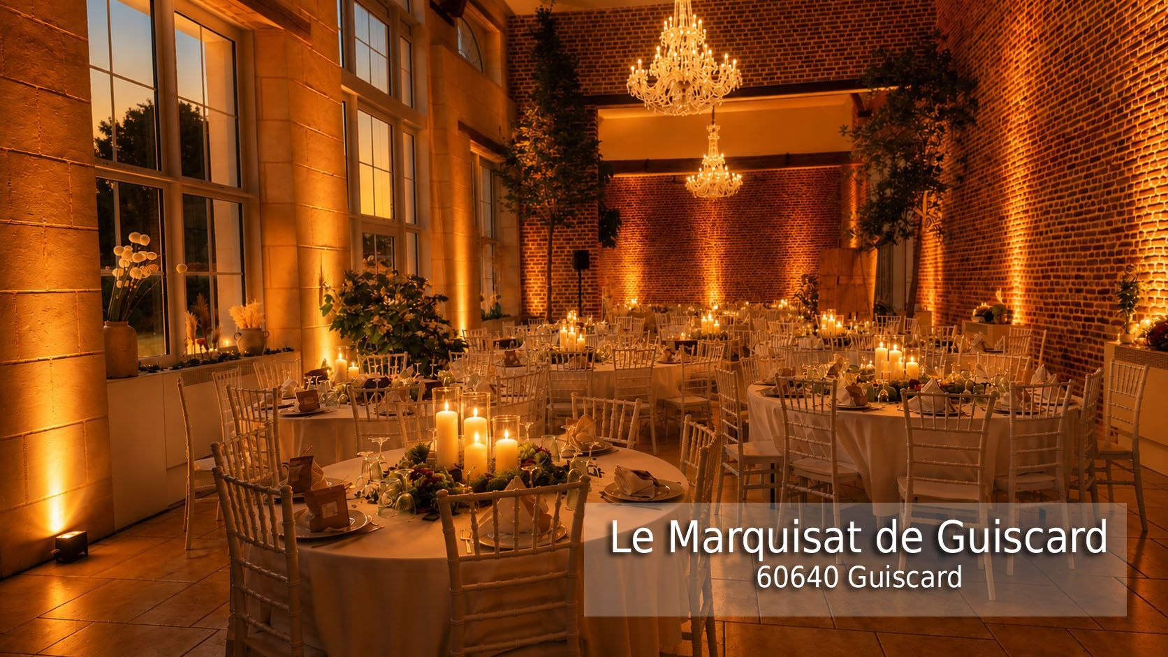 le marquisat de guiscard 60640 Guiscard jean eric dj animation oise mariage decoration ambiance led