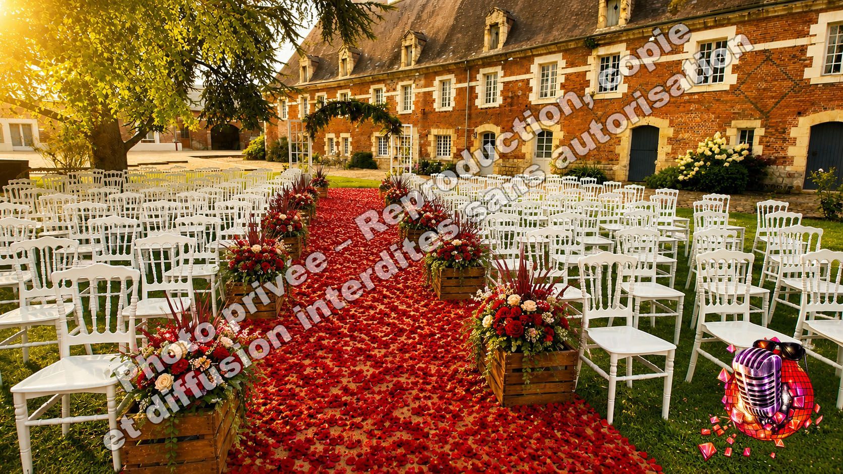 marquisat de guiscard 60640 Guiscard mariage ceremonie laique jean eric dj animation