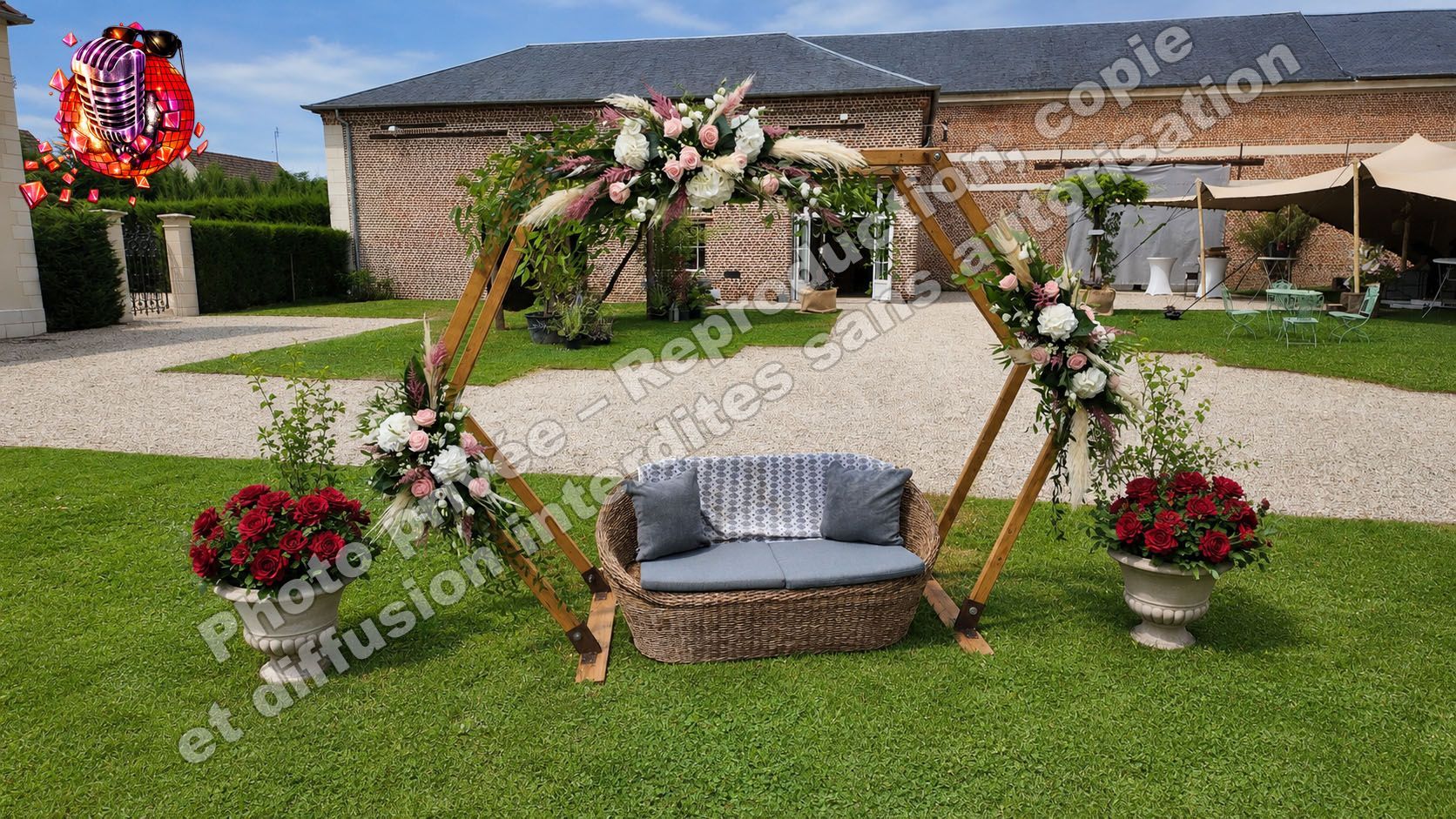 domaine du marquisat de guiscard 60640 mariage laique jean eric dj animation