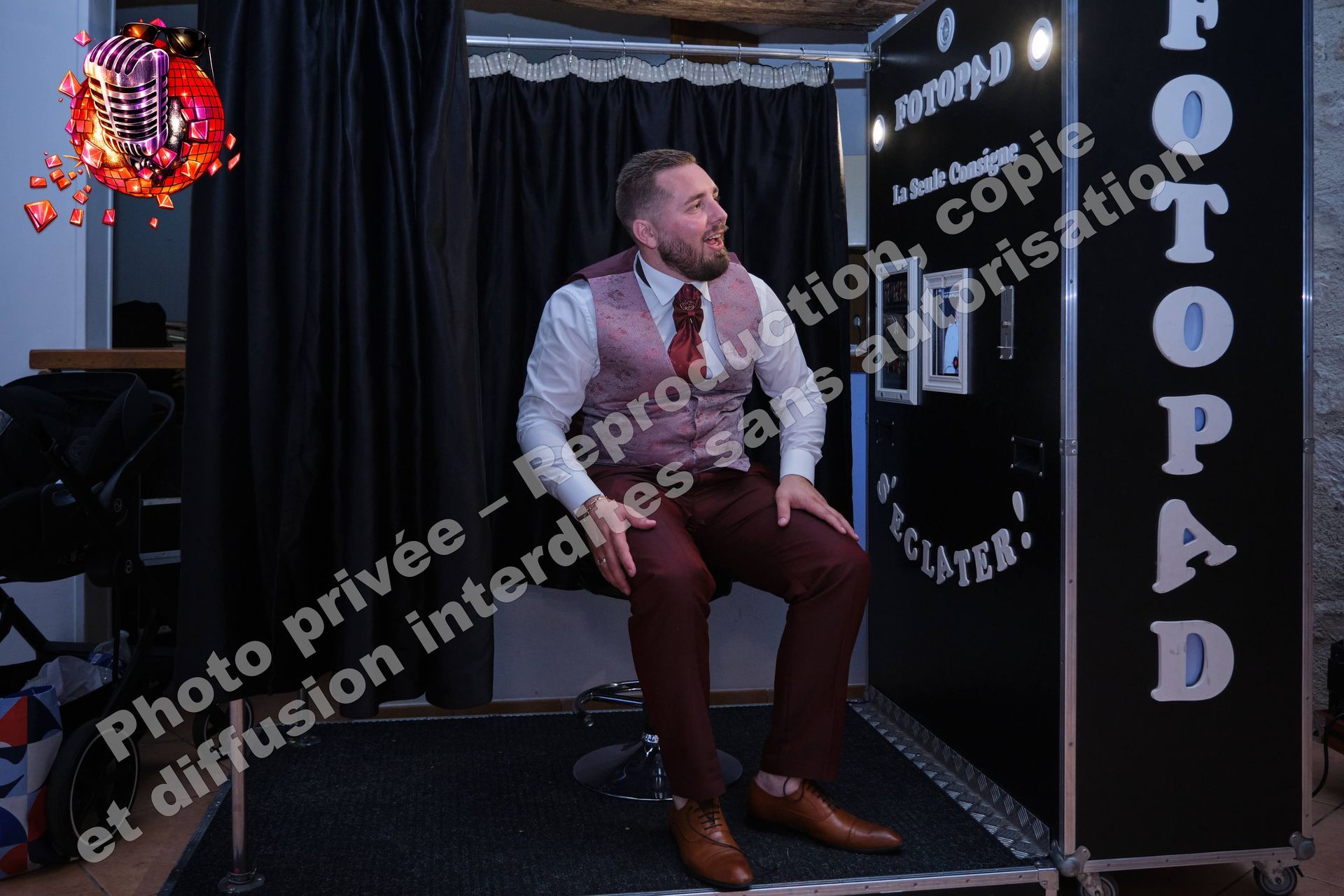 l'angelus de beauvois mariage jean eric dj animation borne a selfie aisne 02