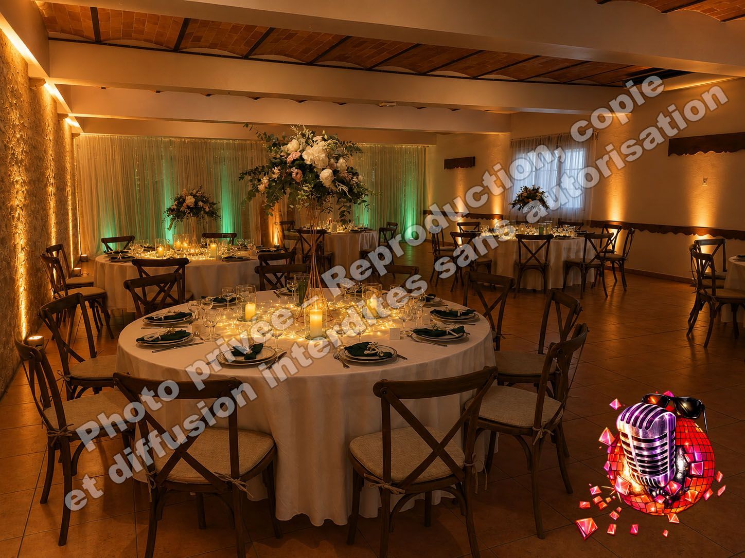 domaine de l'angelus de beauvois aisne 02 jean eric dj animation decoration led