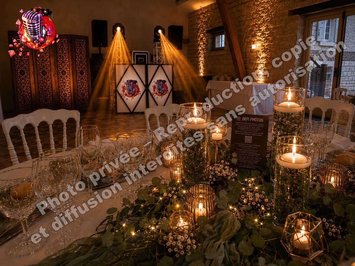 la ferme au moulin pont saint mard 02 mariage jean eric dj animation stand dj