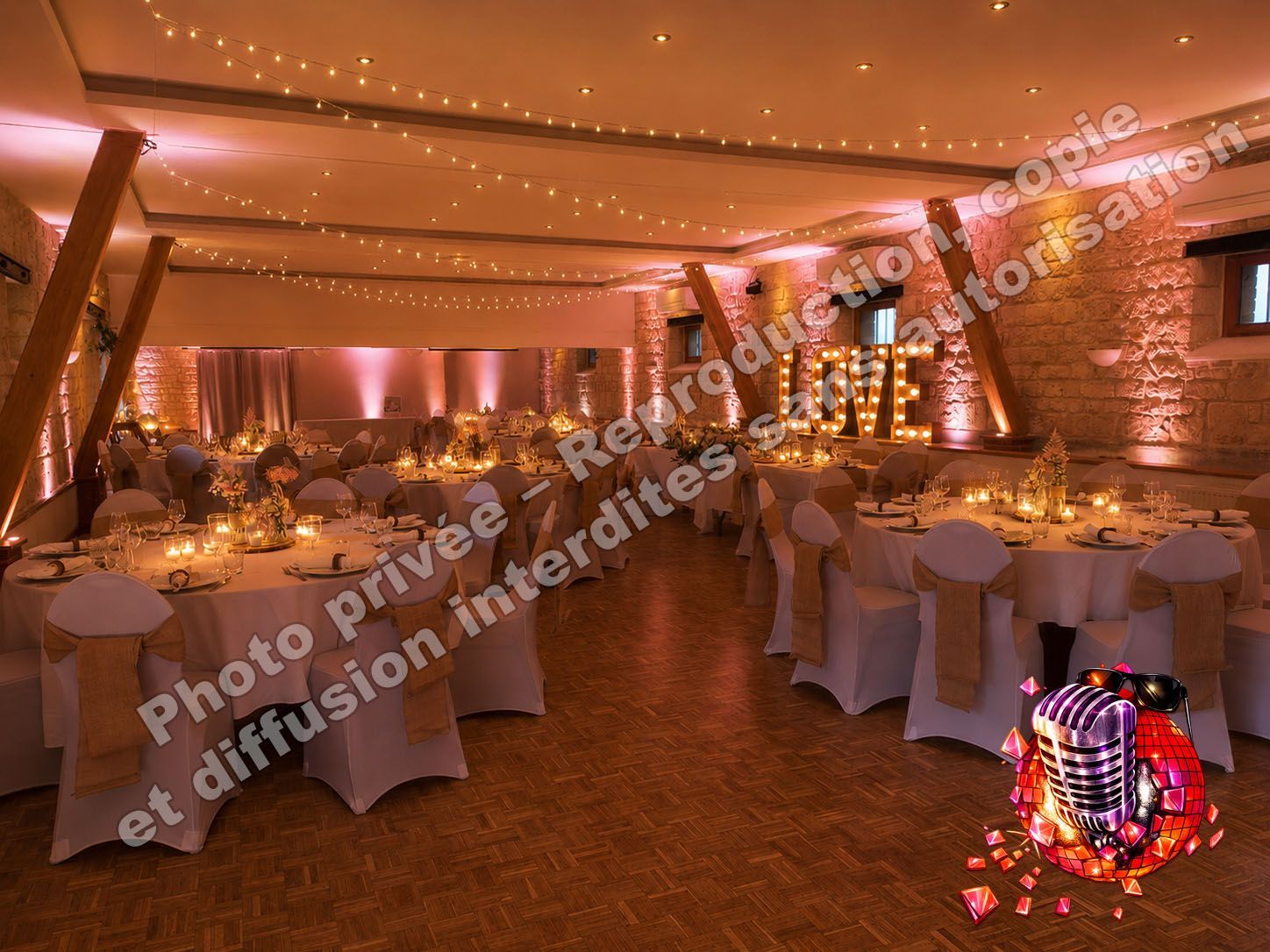 la ferme au moulin aisne 02 jean eric dj animation mariage ambiance led