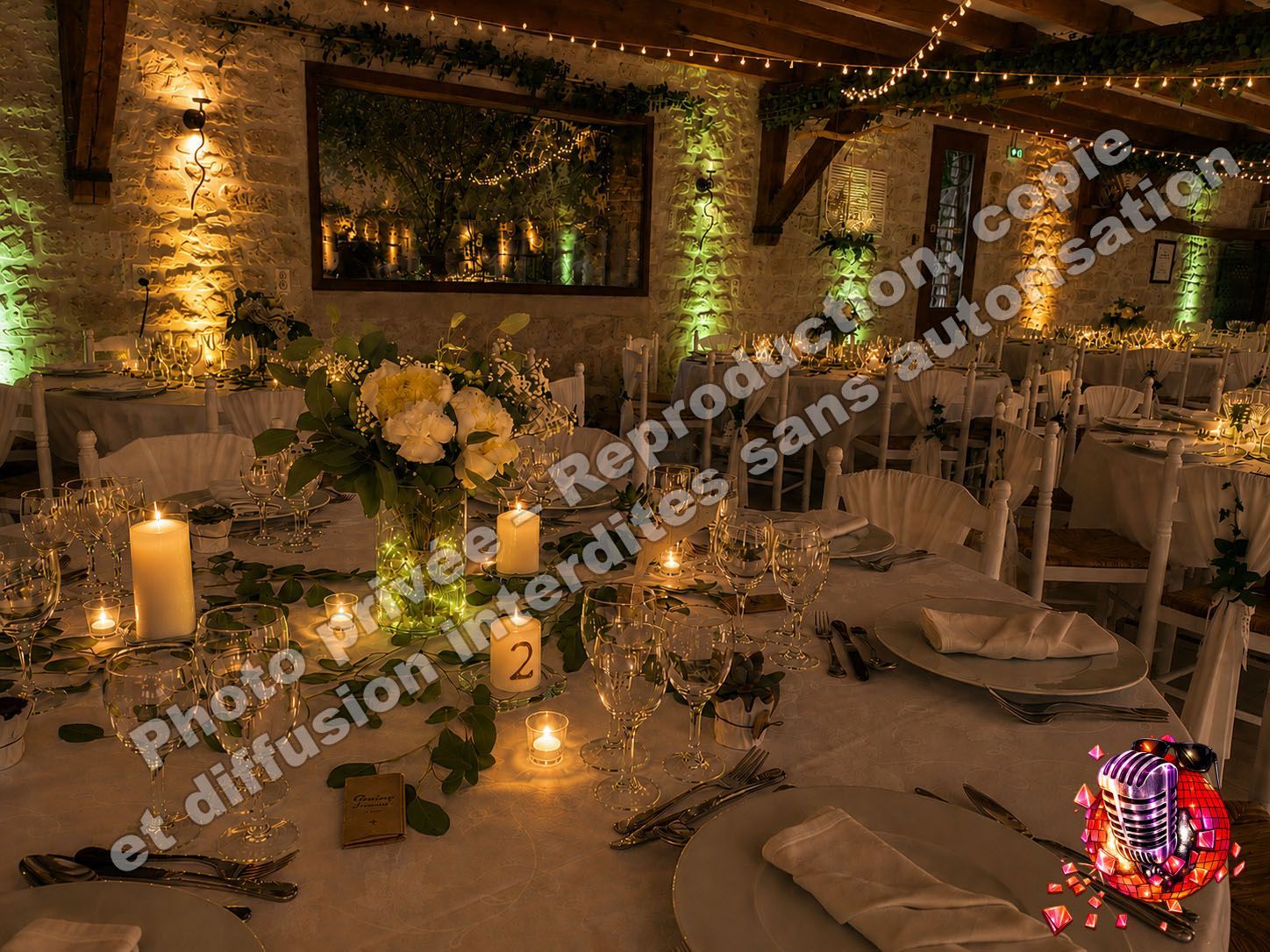 la ferme de la biza missy sur aisne 02 jean eric dj animation decoration led