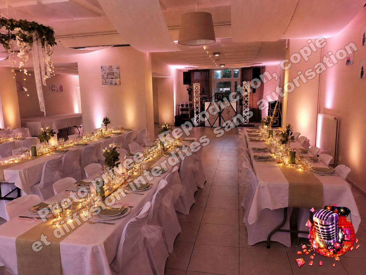 le gite du lac de monampteuil mariage décoration led jean eric dj animation